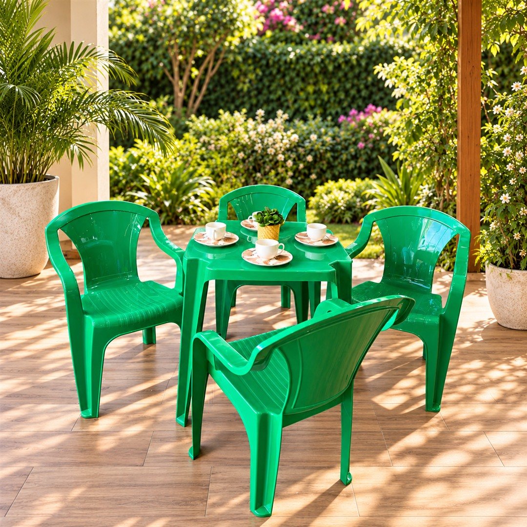 Conjunto verde com braços