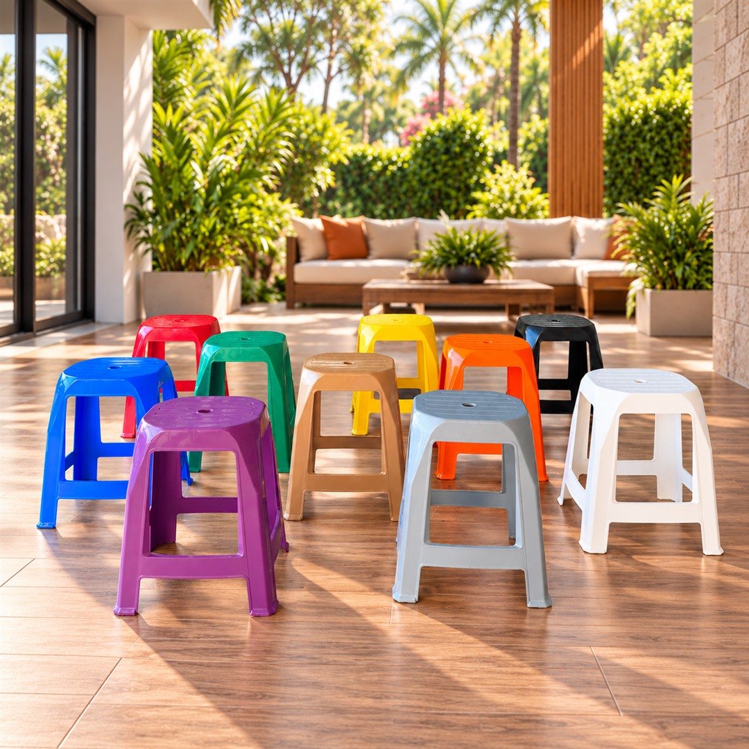 Banquetas coloridas
